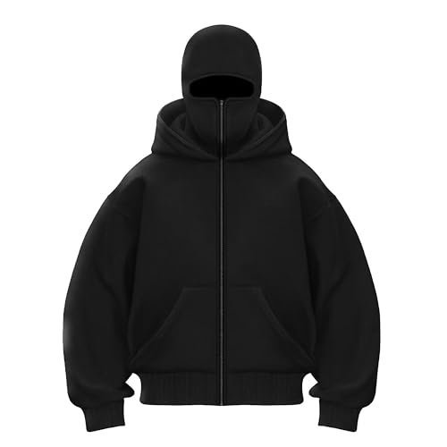 Balaclava Ninja Zipper Hoodie | Veste Ninja confortable pour l'hiver - Image 3