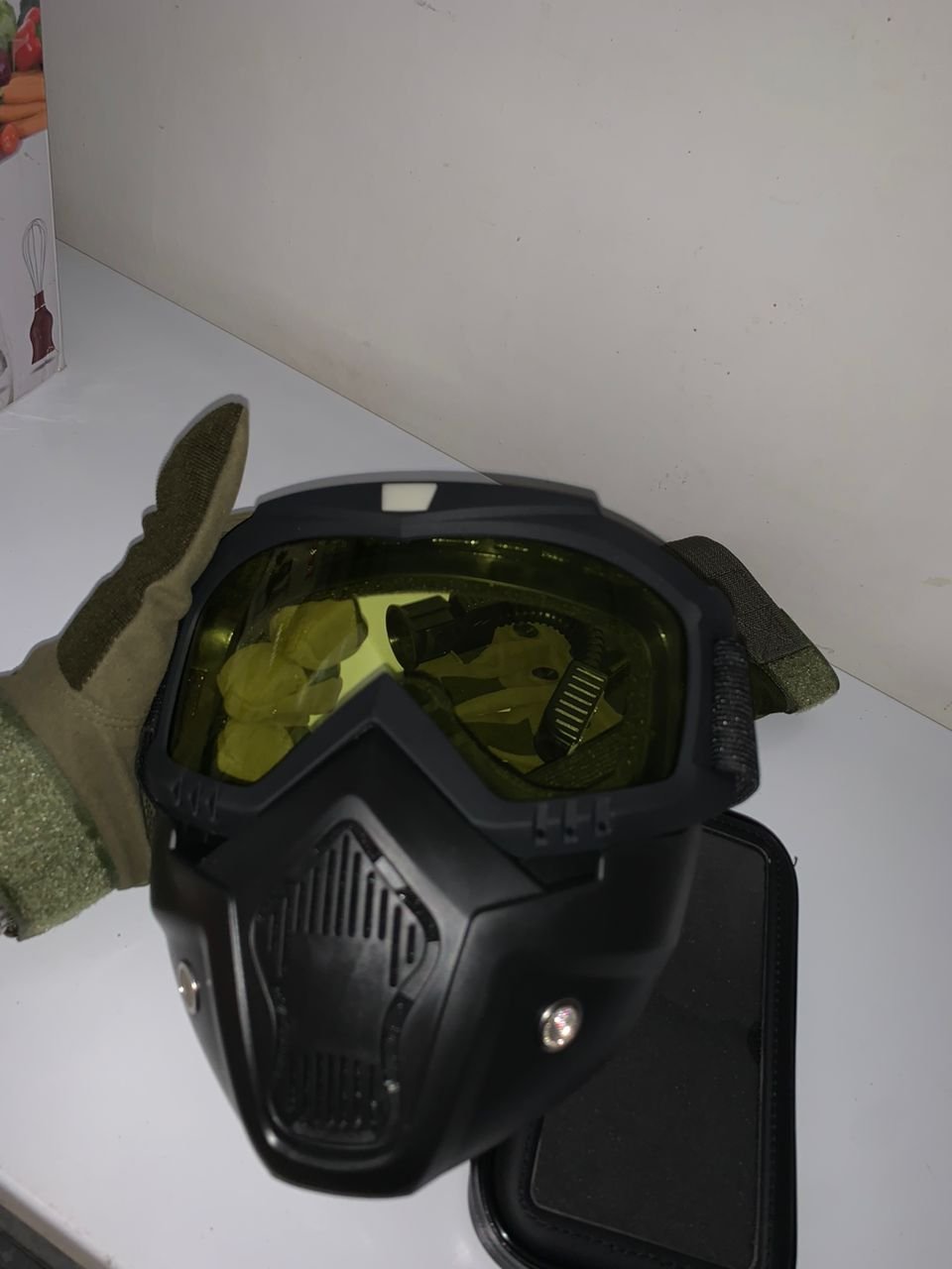 Kit Accessoires Moto Anti-Pluie V2 – Masque, Gants & Support Téléphone Étanche - Image 8