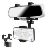 Support Rétroviseur Téléphone Voiture 360°
