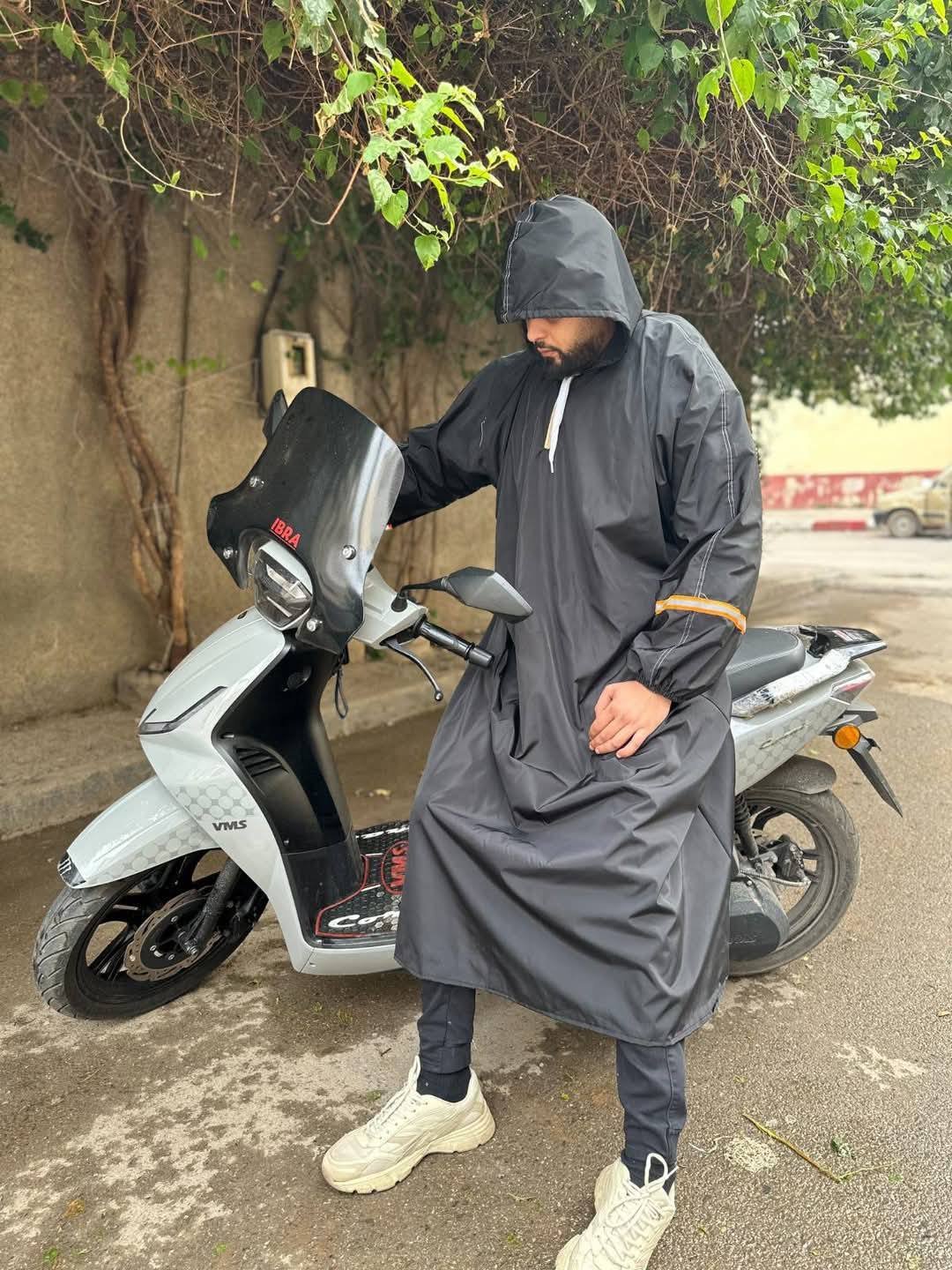 Pack Moto Hiver – Manteau Imperméable + Gants Tactiques + Cagoule Offerte - Image 7