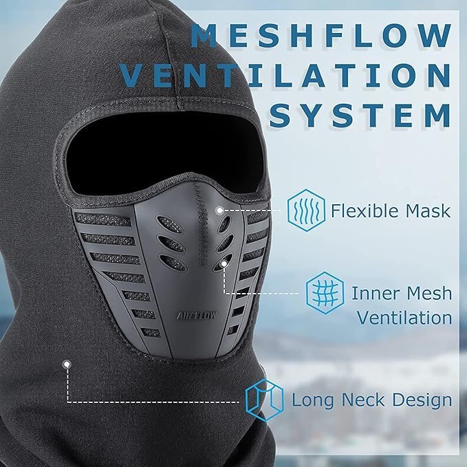 Pack Cagoule d’Hiver Excefore avec Gants Thermiques pour Écran Tactile - Image 6