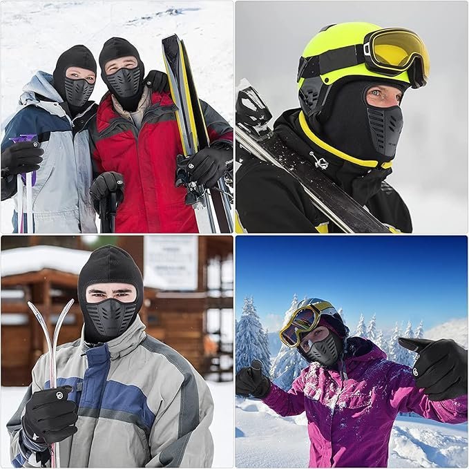 Pack Cagoule d’Hiver Excefore avec Gants Thermiques pour Écran Tactile - Image 5