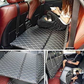 Matelas de Voiture Non Gonflable pour Siege Arrière