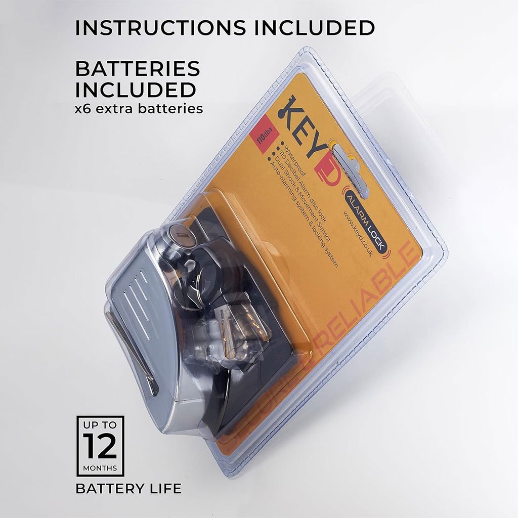 Antivol à Disque 110 dB avec Alarme – Sécurité Maximale pour Vélo et Moto - Image 6