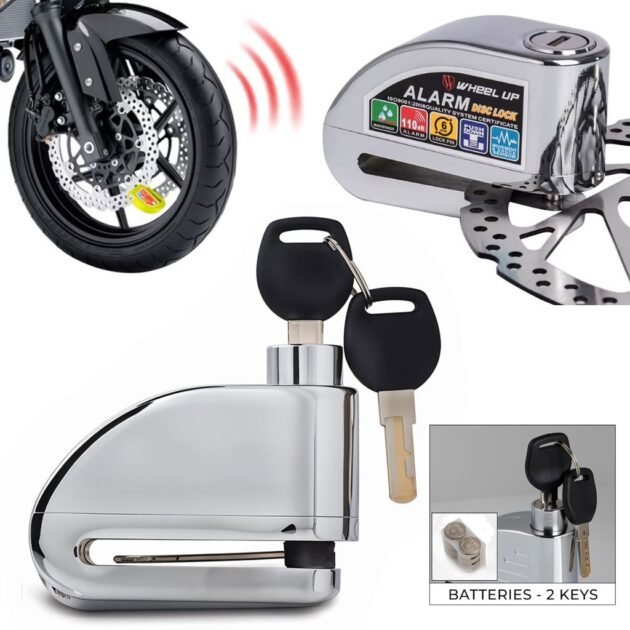 Antivol à Disque 110 dB avec Alarme – Sécurité Maximale pour Vélo et Moto