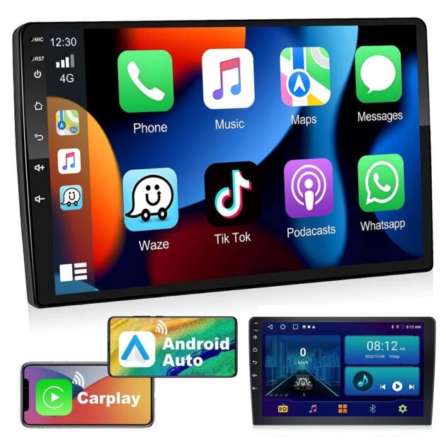 Autoradio Android 10,1 – CarPlay Apple et Android Auto Sans Fil