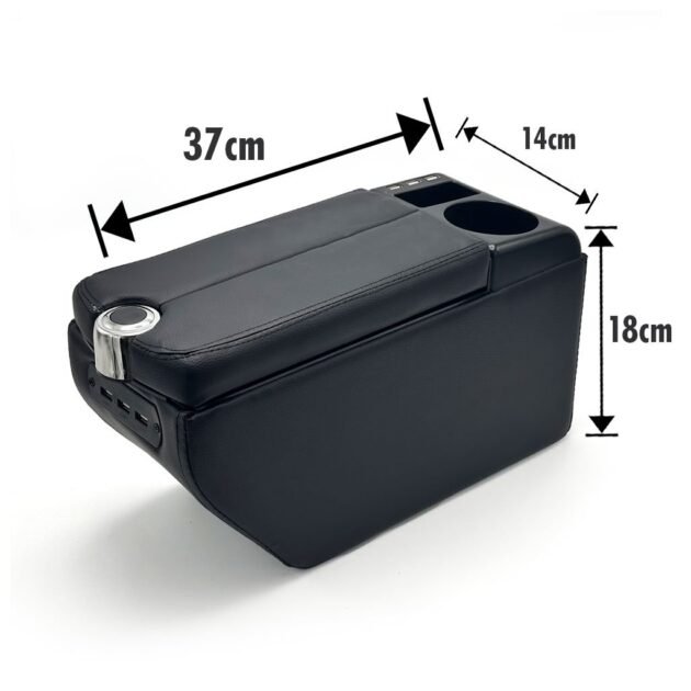 Organisateur de Console Centrale Voiture Porte-Gobelet USB