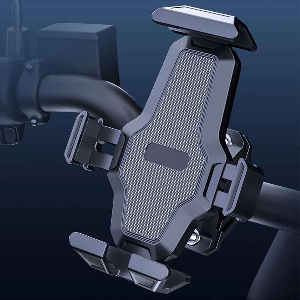 Support Téléphone Vélo et Moto Auto-Lock Rotation 360° - Image 2