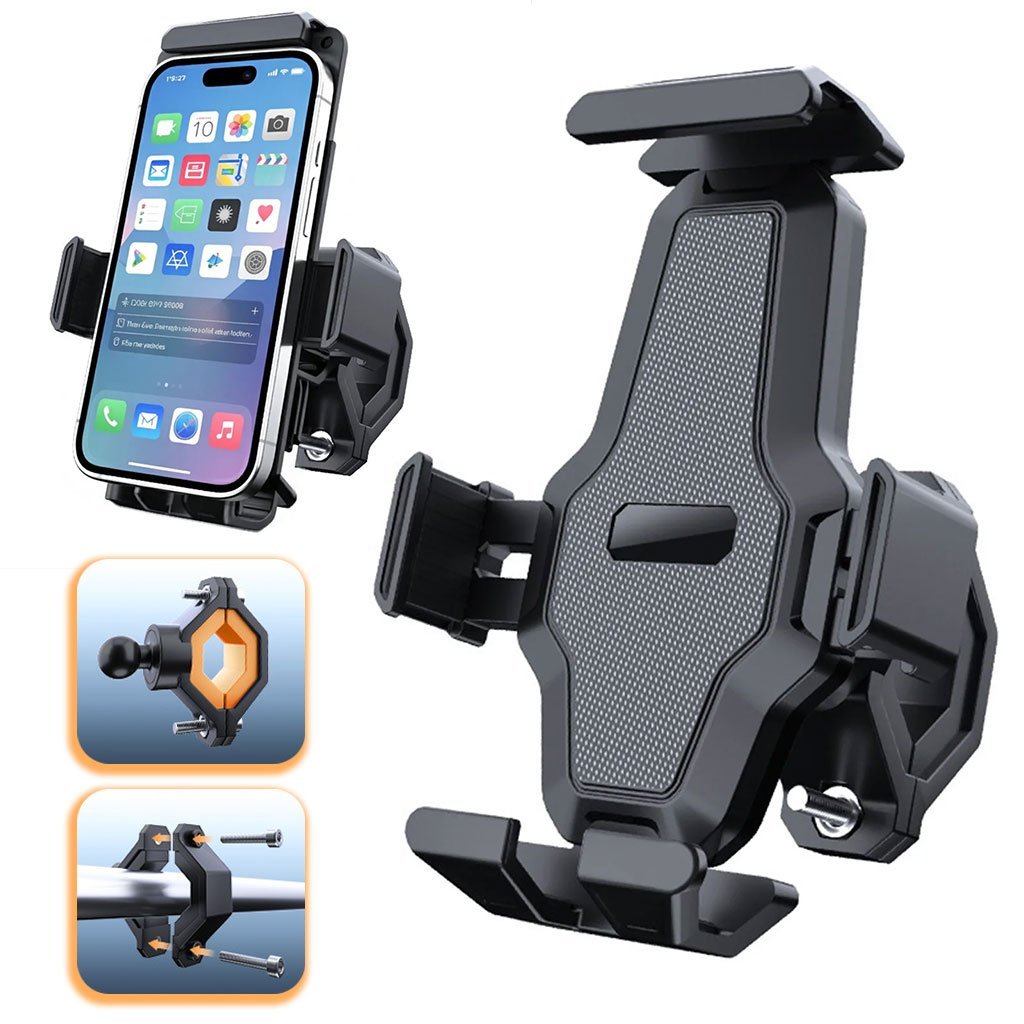 Support Téléphone Vélo et Moto Auto-Lock Rotation 360°