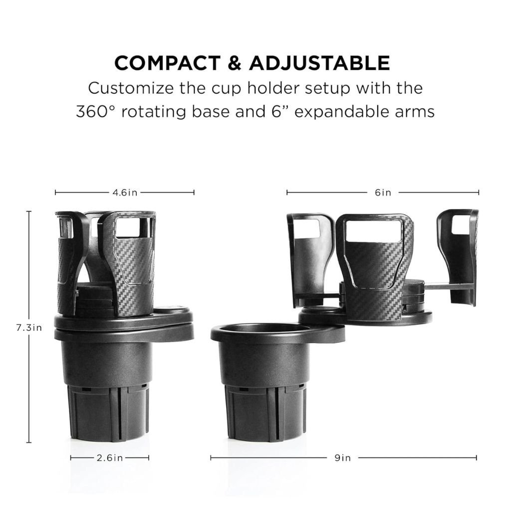 Porte-Gobelet Double Dream Hub Base Rotative à 360° - Image 4