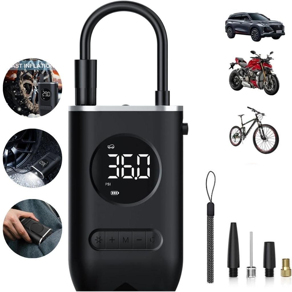 Compresseur d'Air Portable BumaiGo - Gonflage Rapide