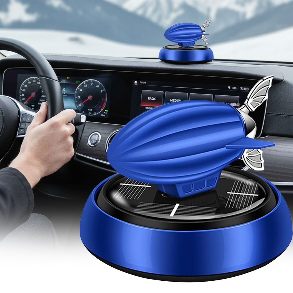 Dirigeable Désodorisant Solaire en Alliage pour Voiture - Image 5