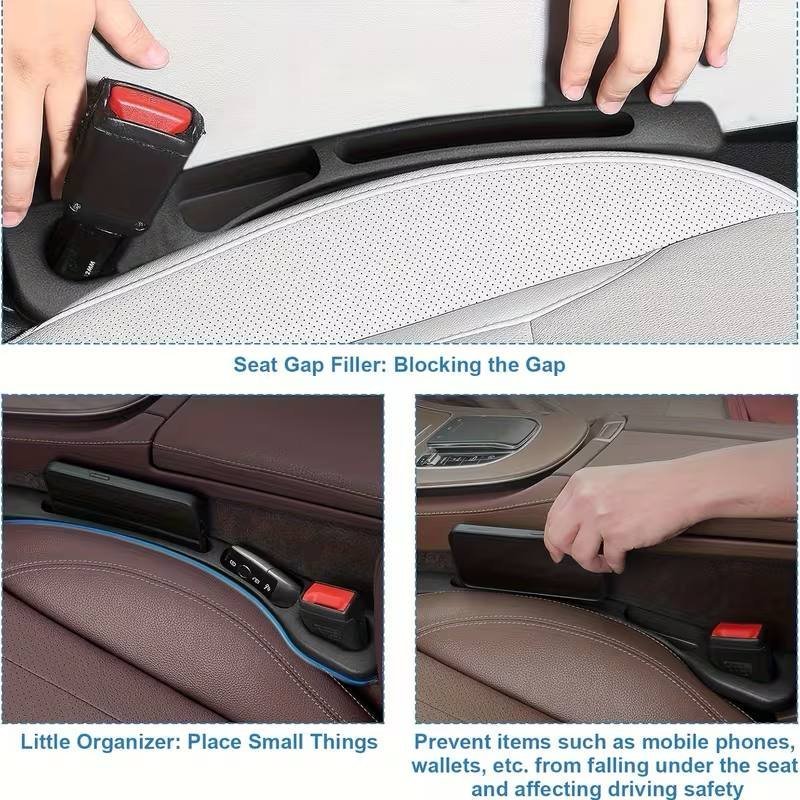 Organisateur de Remplissage de Joint de Siège pour Voiture 2Pcs – Rangez et Organisez Votre Espace - Image 5