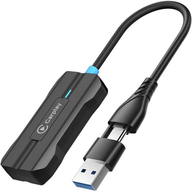 CarPlay USB et Android Auto sans fil pour voiture