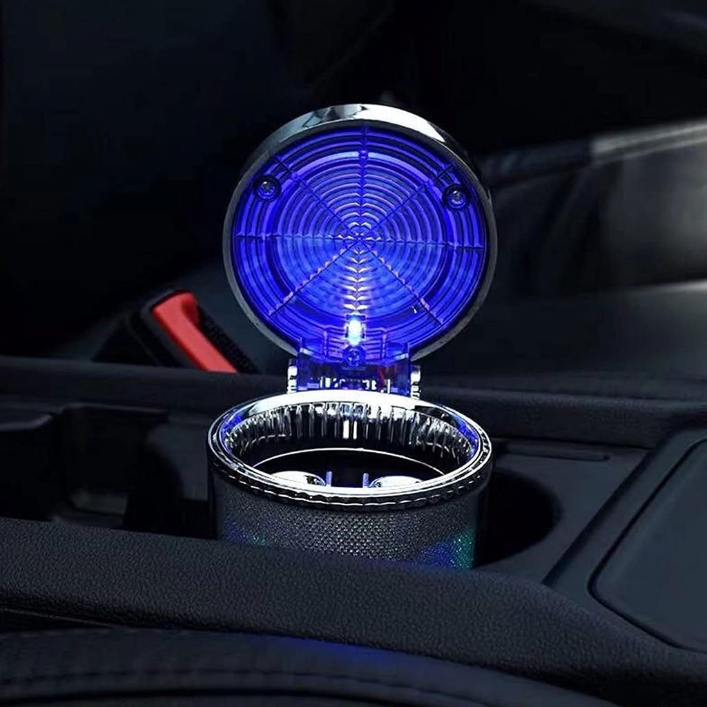 Cendrier LED Portable avec Couvercle Anti-Odeur – Fini les Mauvaises Odeurs dans la Voiture - Image 5