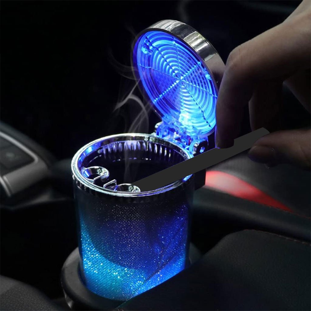 Cendrier LED Portable avec Couvercle Anti-Odeur – Fini les Mauvaises Odeurs dans la Voiture - Image 6