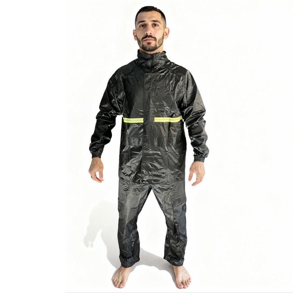 Pack Tenue de Pluie Imperméable Veste + Pantalon avec Cagoule - Image 6