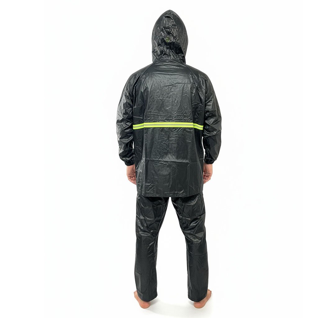Pack Tenue de Pluie Imperméable Veste + Pantalon avec Cagoule - Image 5