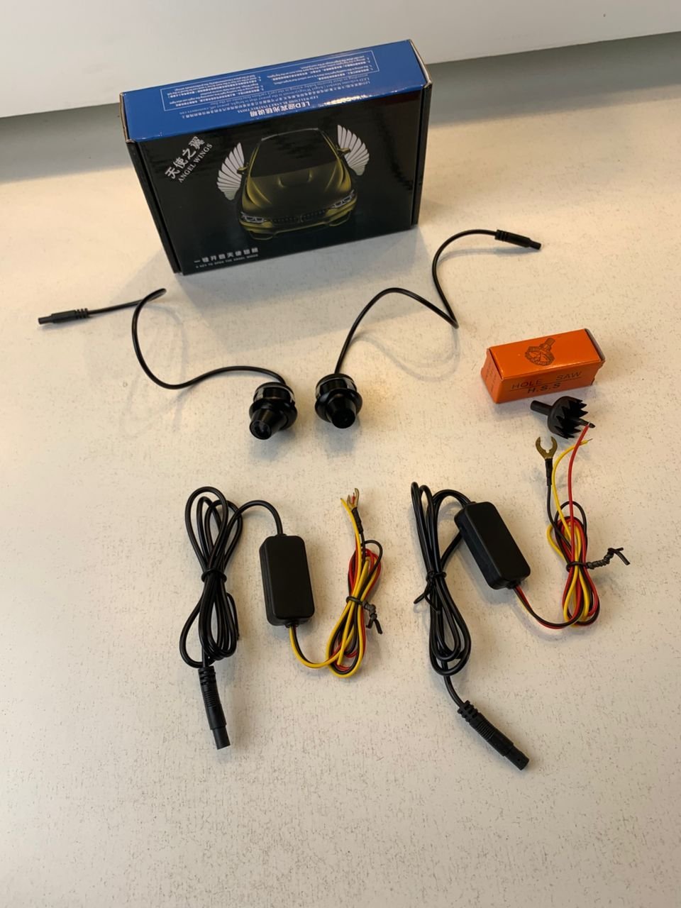 Éclairage Guance – Ailes d’Ange LED pour Voiture/Moto - Image 8