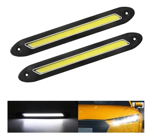 Bandes Lumineuses LED Flexibles pour Voiture 2Pcs – Éclairage Avant Puissant et Stylé
