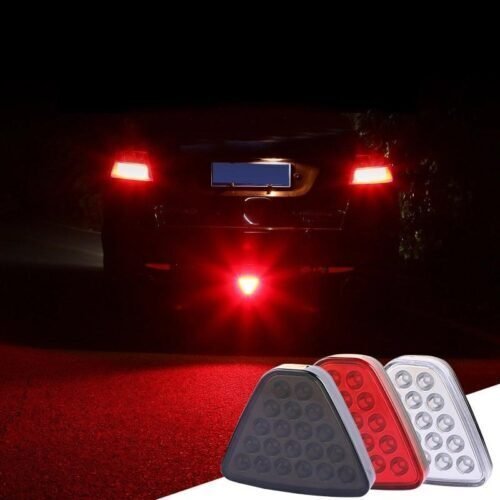 Feu Stop Arrière LED - Design Triangulaire, Étanche IP67