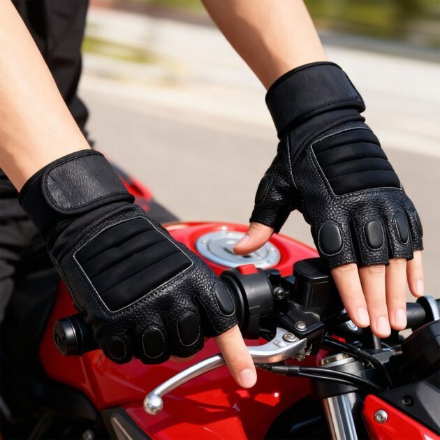 Gants Tactiques Sans Doigts – Performance Pro Antidérapante pour Sport & Outdoor