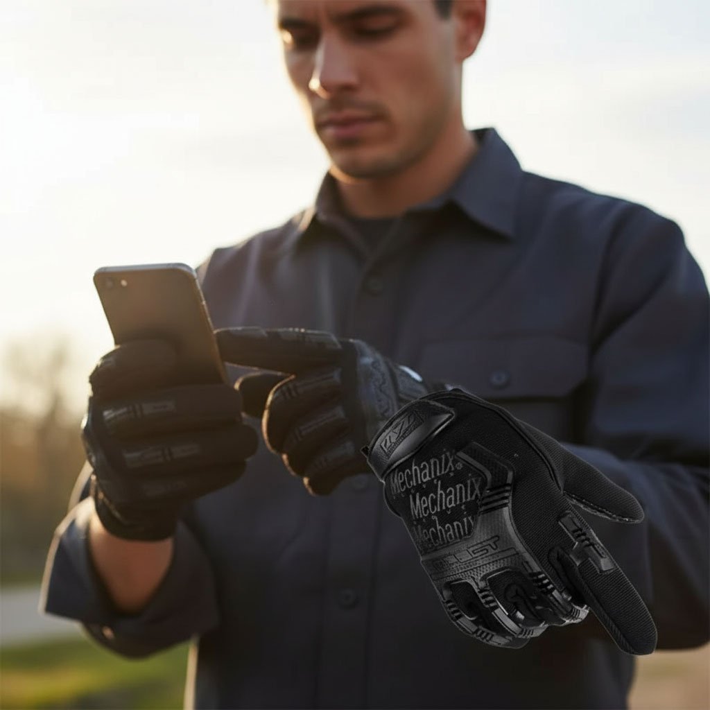 Gants antidérapants pour moto avec conception d’amortissement - Image 6