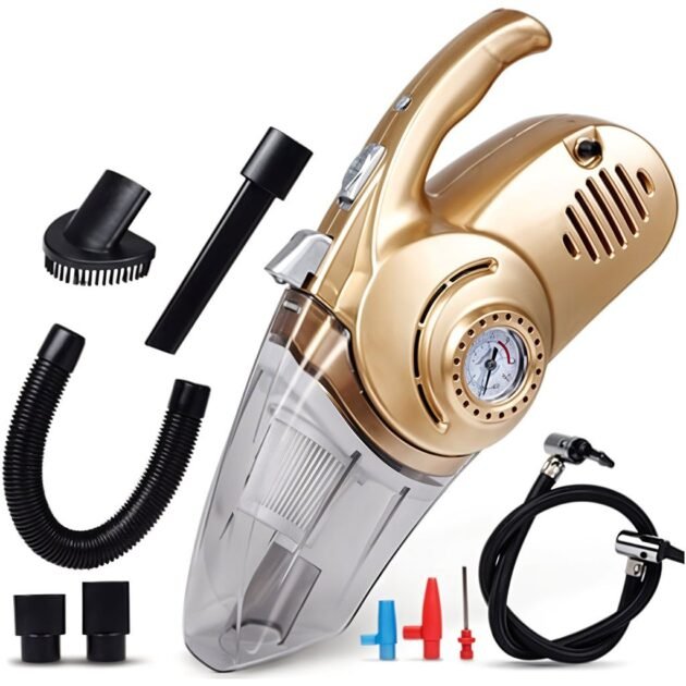 Aspirateur Auto 2-en-1 TurboX – Aspiration & Gonflage