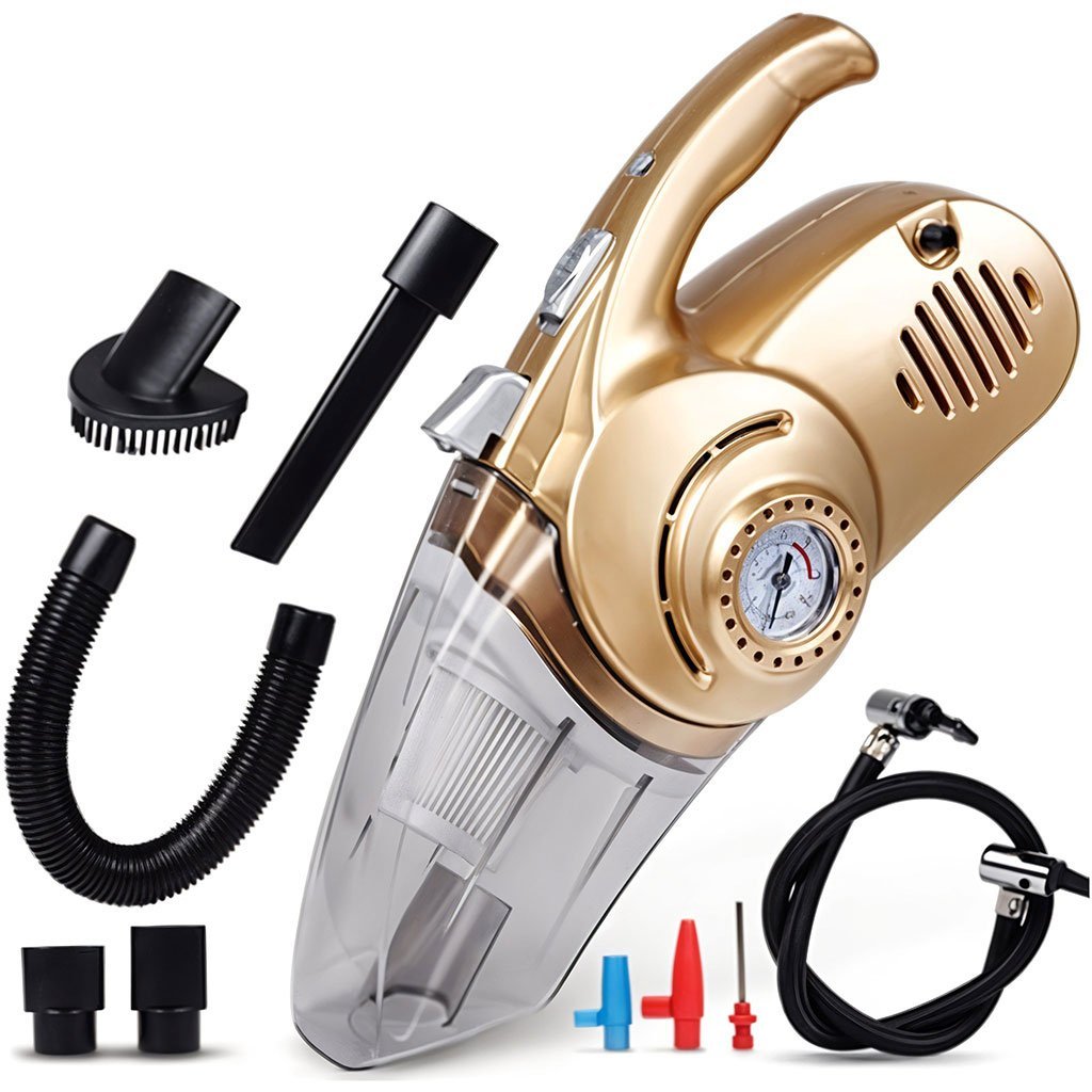Aspirateur Auto 2-en-1 TurboX – Aspiration & Gonflage