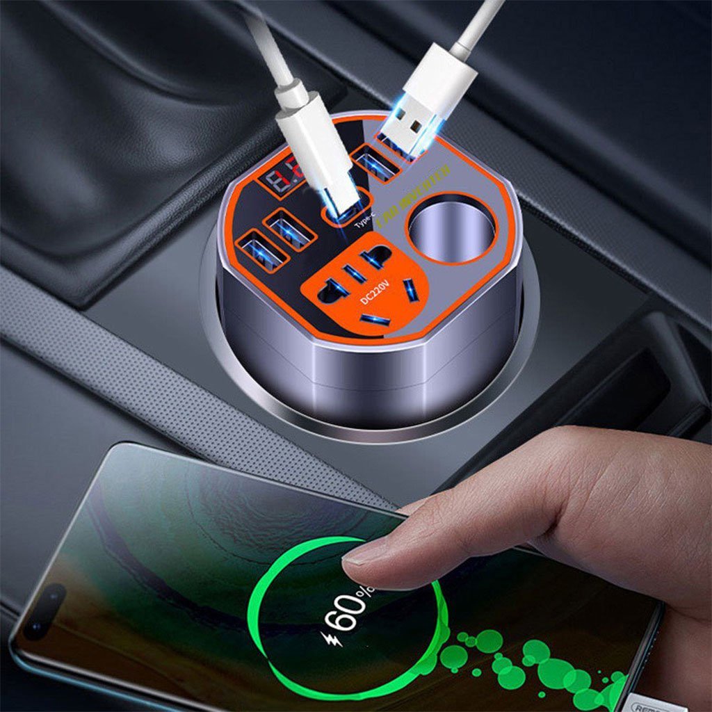 Convertisseur de Puissance Voiture 12V/24V vers 220V – L’Énergie Partout, Même en Route - Image 5