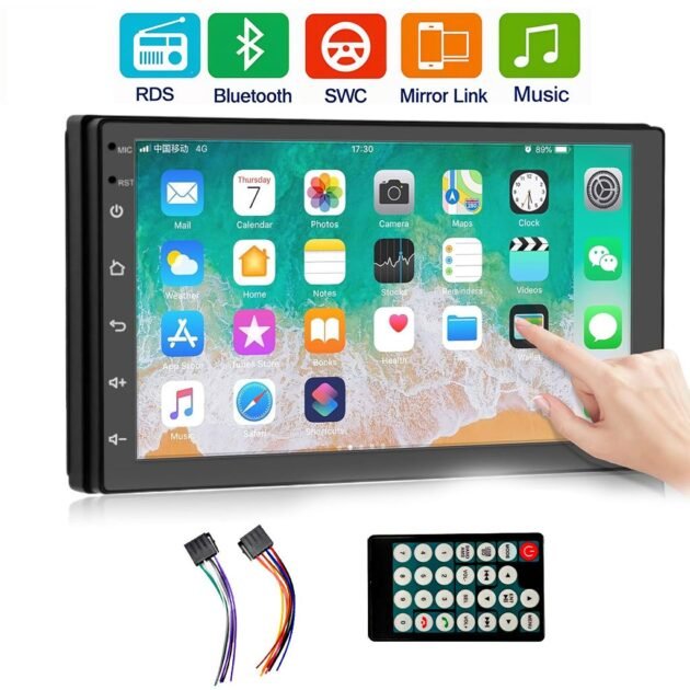Autoradio 2 Din 7 Pouces – Écran Tactile & Bluetooth