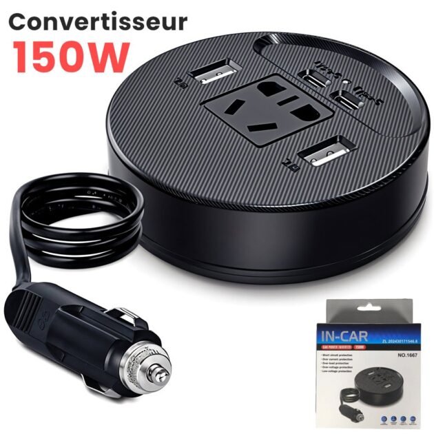 Mini Onduleur Convertisseur Portable 150W