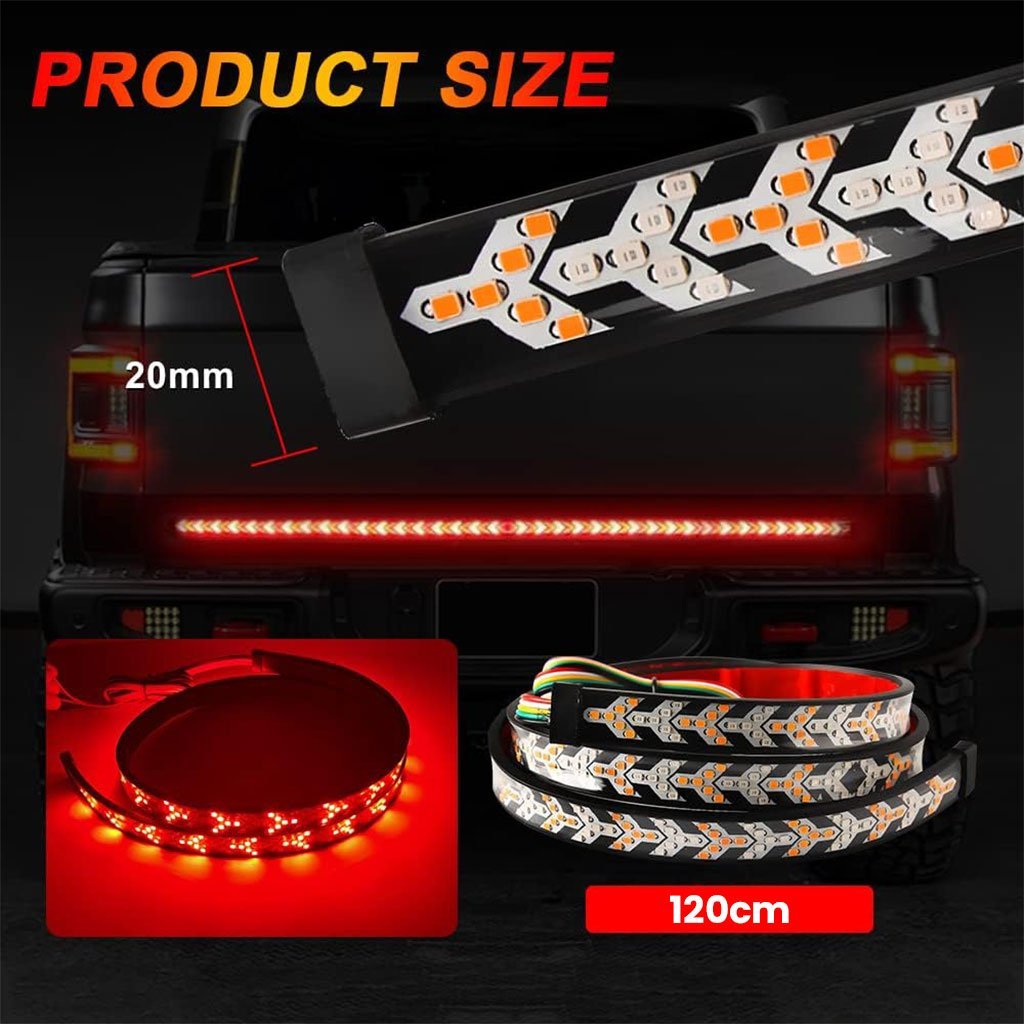 Rampe LED Arrière Multifunzione pour Voiture – Puissance, - Image 4