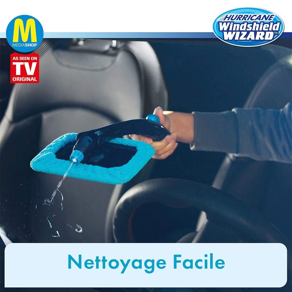 Nettoyeur de Vitres Microfibre avec Pulvérisateur Intégré – Pliable, Léger, Anti-Traces - Image 4