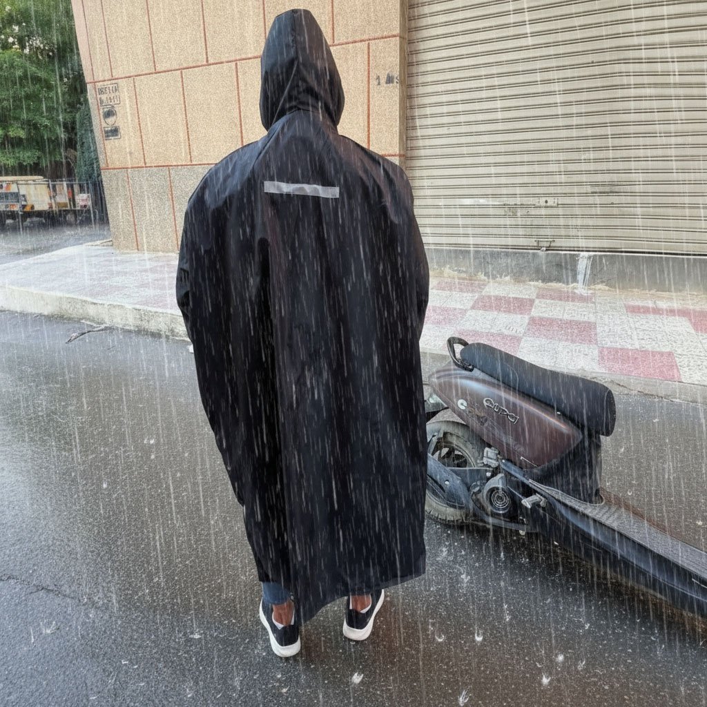 Combinaison de Protection Moto Imperméable V2 – Restez au sec, même sous la pluie battante - Image 4