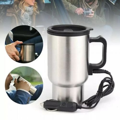 Thermos pour Voiture - 450ml, Prise Allume-Cigare