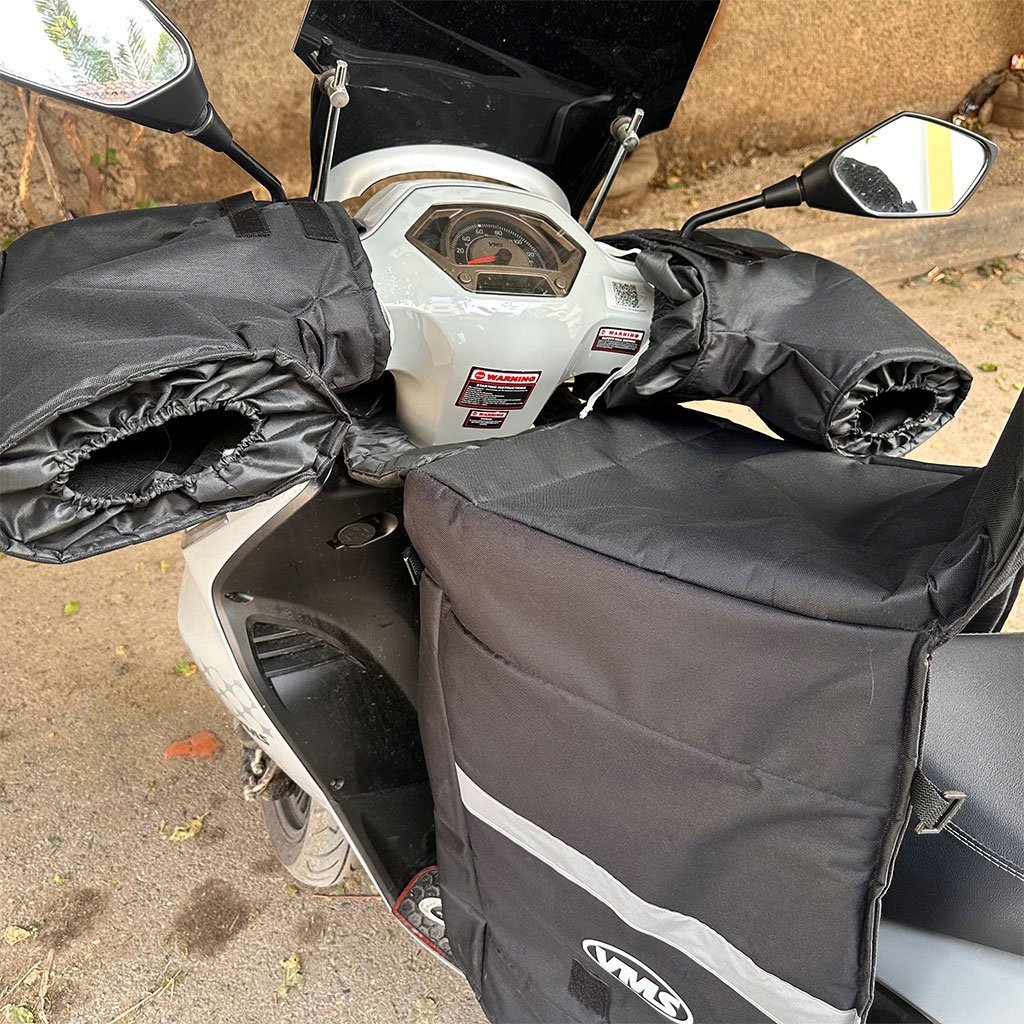 Kit de Protection Coupe-Vent 3PCS pour Vespa – Affrontez l’hiver avec confort et style - Image 2