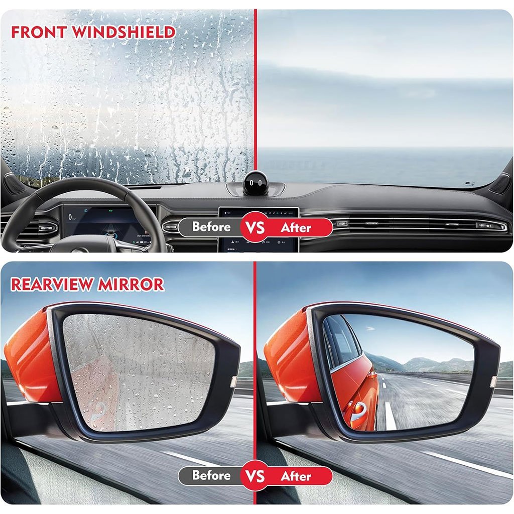 Brosse de nettoyage antibuée pour pare-brise et vitres de voiture – Clarté Instantanée, Conduite en Toute Sécurité - Image 2