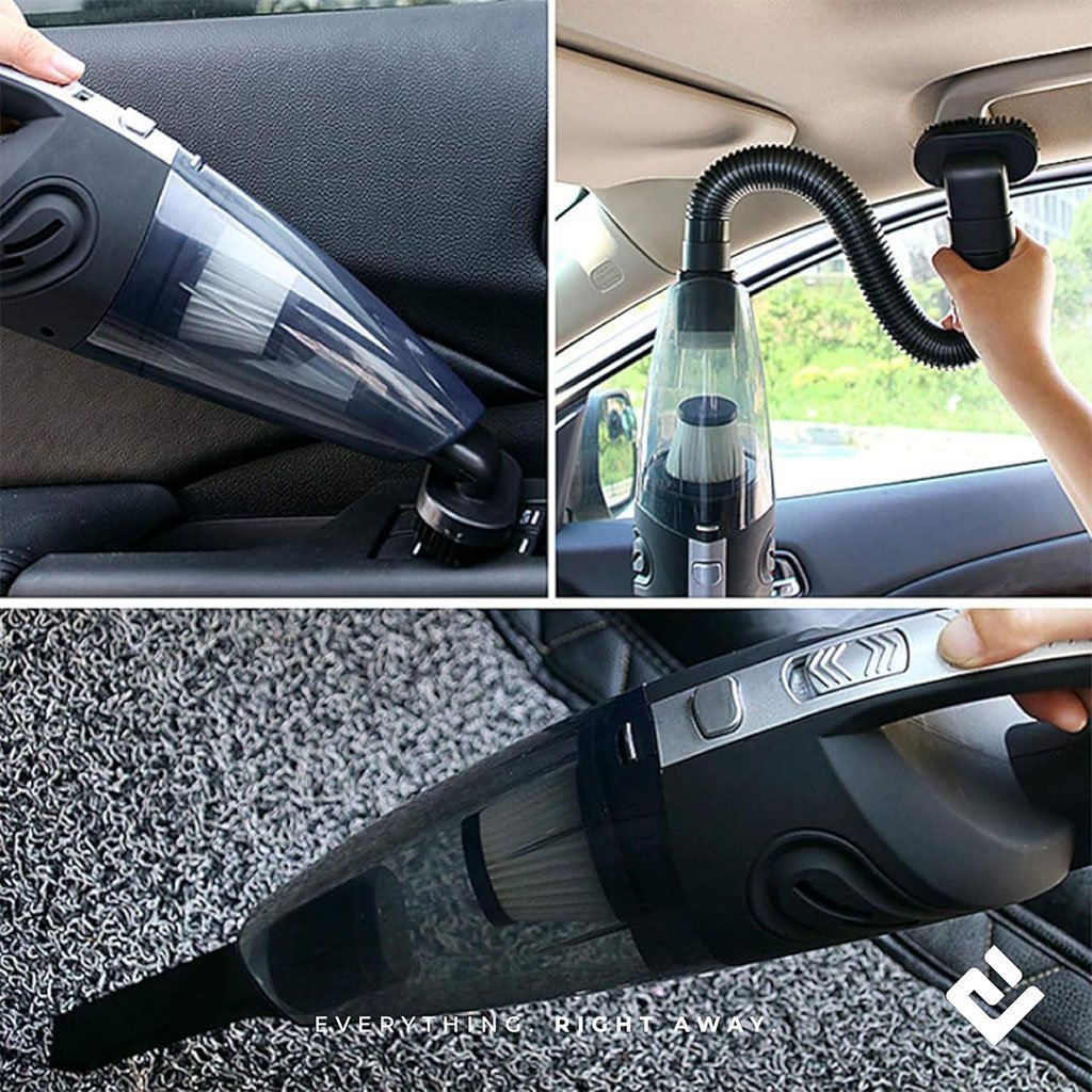 Aspirateur Voiture Sans Fil + Câble USB 5V/12V – Nettoyage et Alimentation Pratiques - Image 2