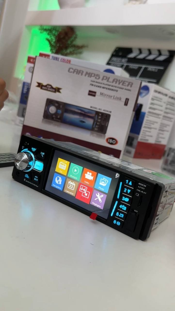 Autoradio MP5 4.1 Pouces FM Radio Écran HD - Image 4