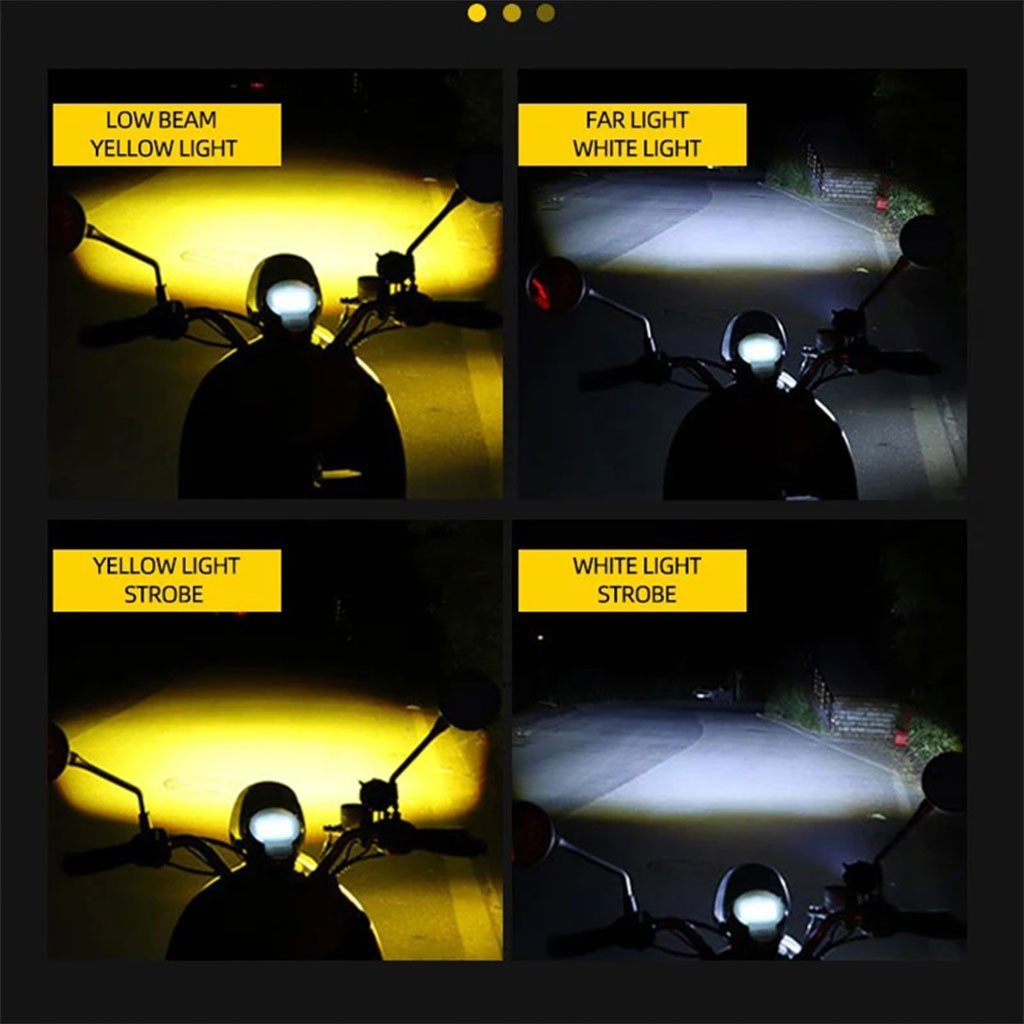 Phares LED de hibou Puissants antibrouillard pour la moto 1Pcs - Image 7