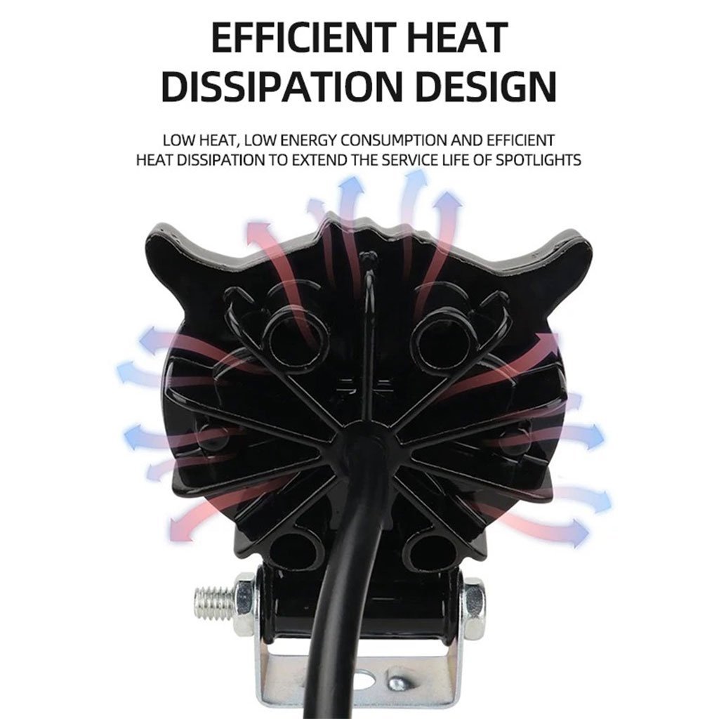 Phares LED de hibou Puissants antibrouillard pour la moto 1Pcs - Image 5