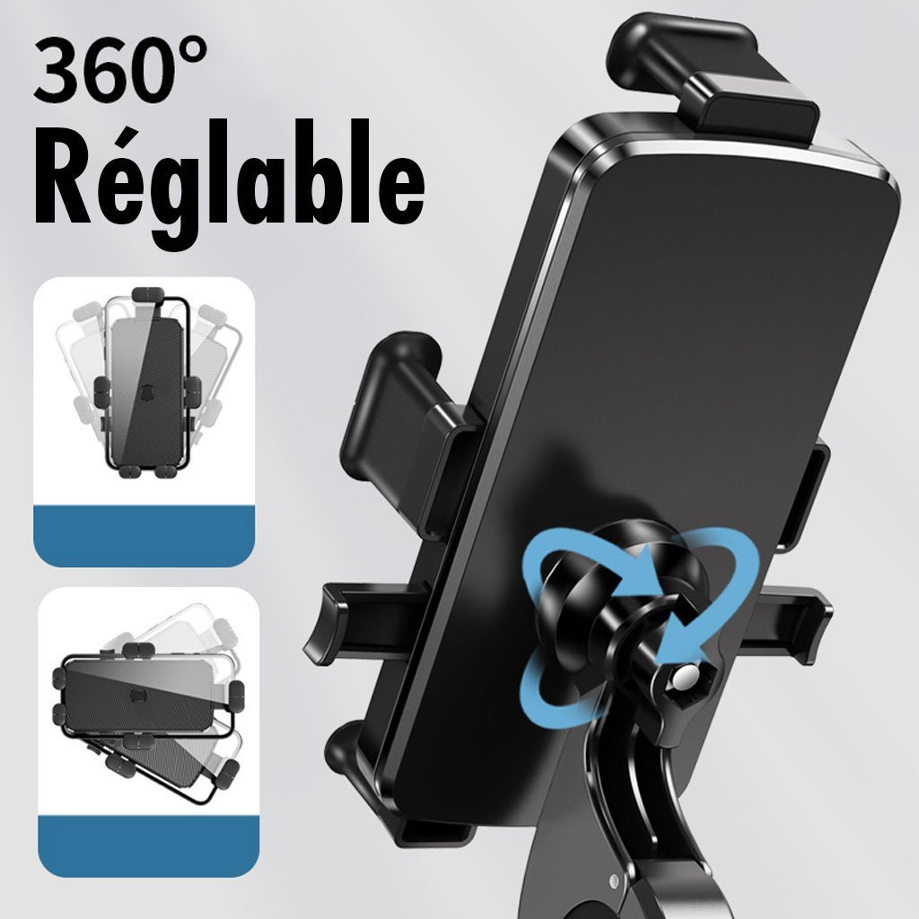 Support De Téléphone pour Vélo et Moto Rotatif 360 Dégrée - Image 3