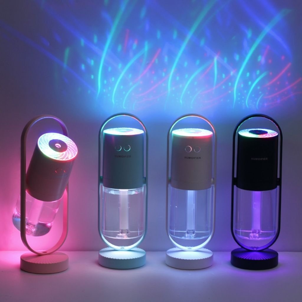 Humidificateur Portable LED RGB multicolore 200 ml