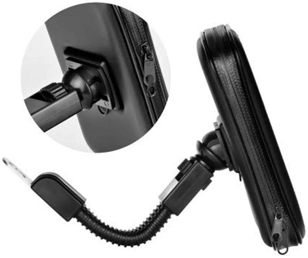 Support Téléphone Moto Étanche 360° – Fixation Guidon Ultra-Stable & Affichage Tactile - Image 5