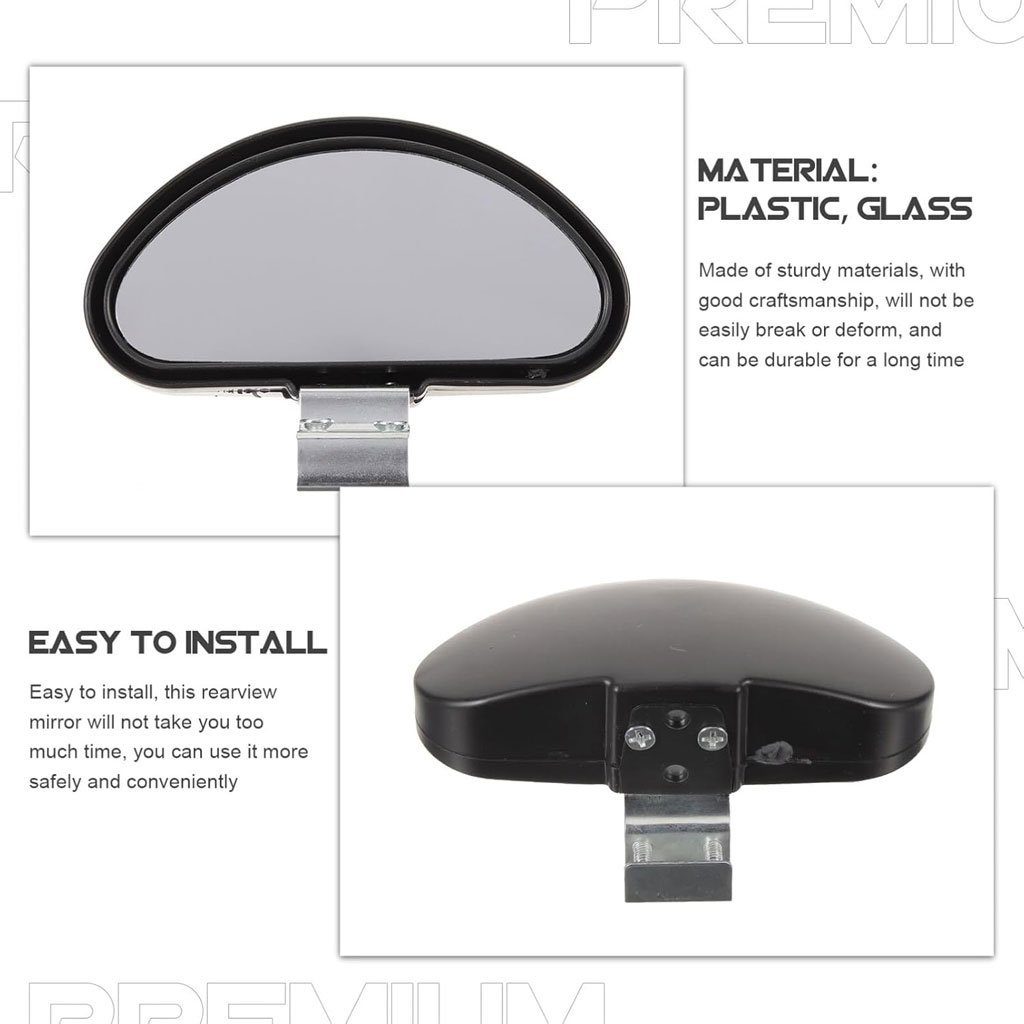 Miroir de Voiture pour Élargir la Vision et Augmenter la Sécurité 2PCS - Image 3