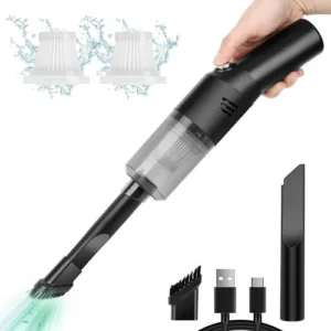 Aspirateur Voiture TurboClean – Compact, Puissant et Toujours Prêt